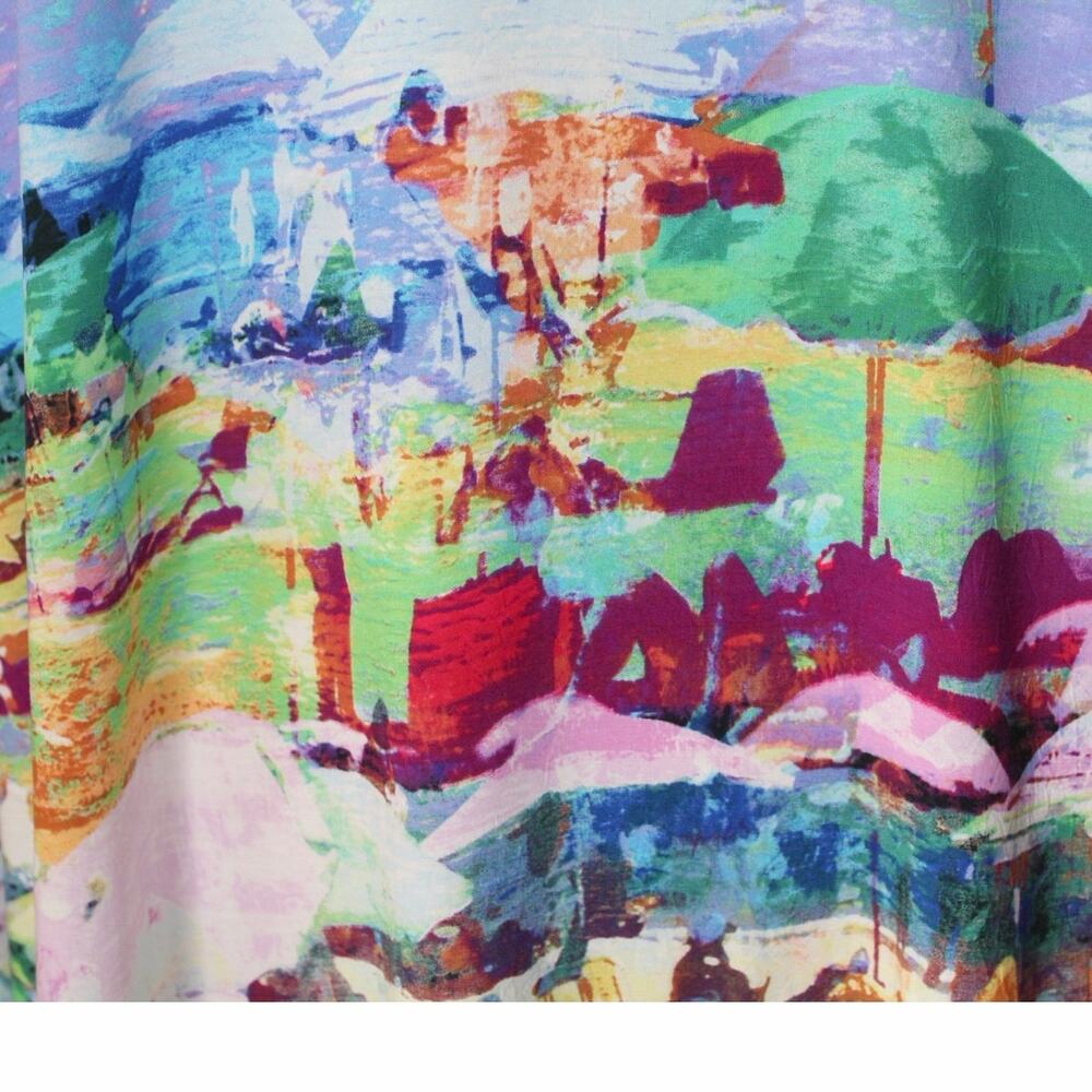 Jams World Kimono Duster | Made in Hawaii | Abstract Art Print | One Size - Picture 4 of 5